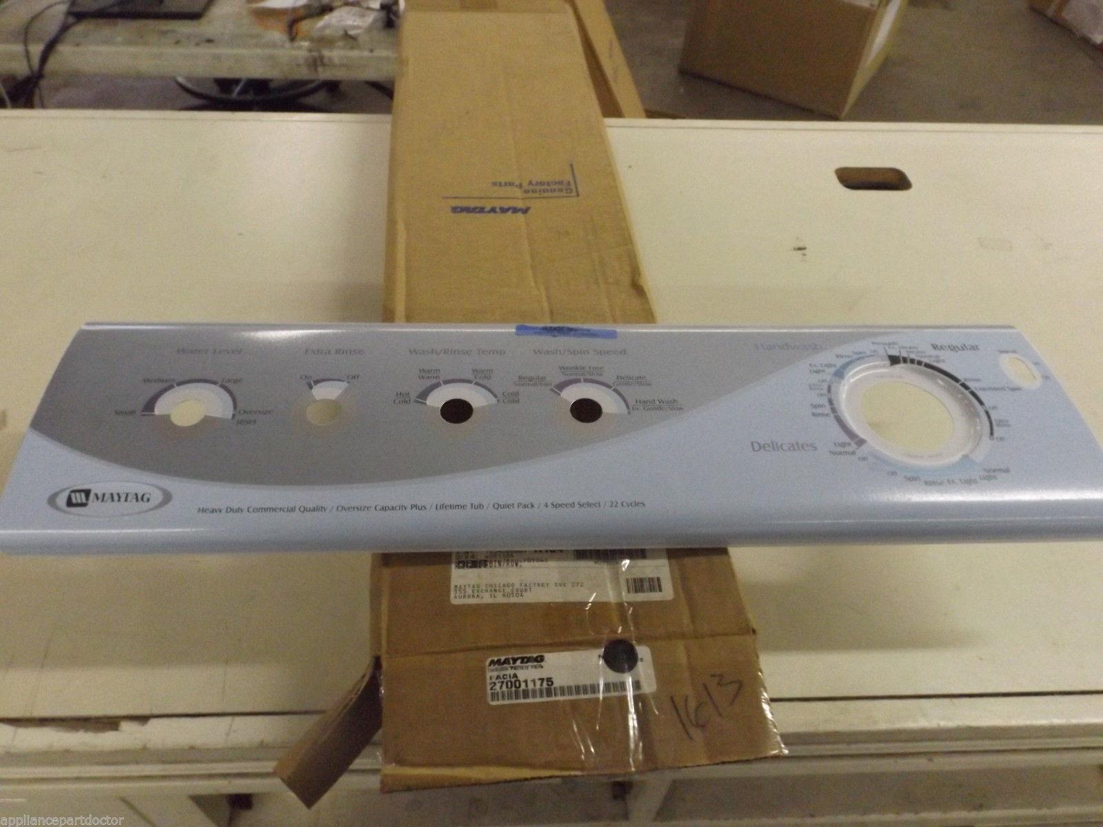 Maytag Washer 27001175 Facia NEW IN BOX Maytag Washer 27001175 Facia NEW IN BOX